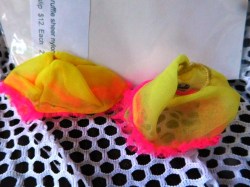 sheer yellow pink